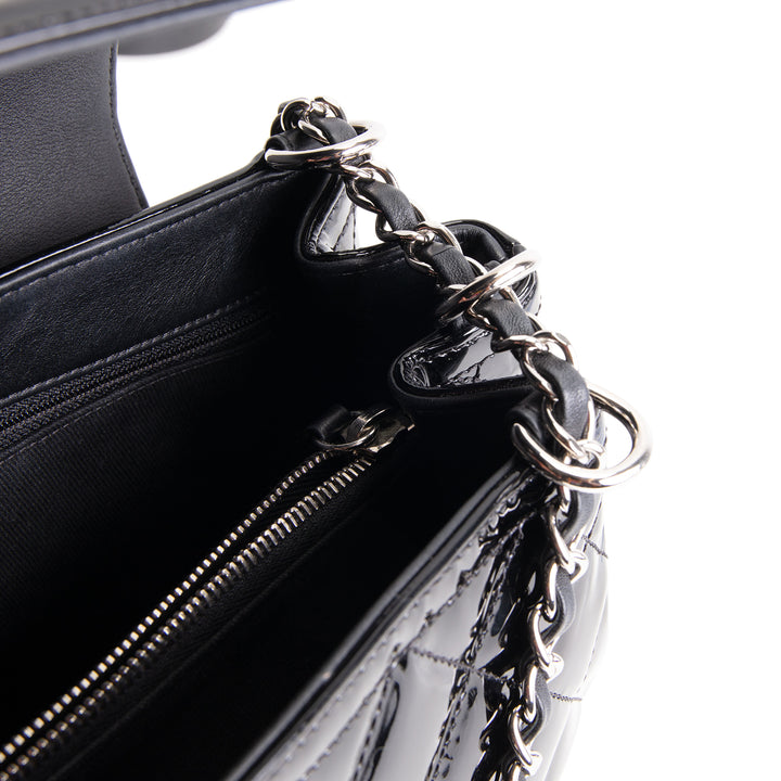 CHANEL Coco Shine Medium Accordian Flap Bag - Black