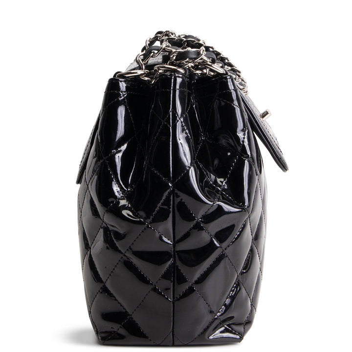 CHANEL Coco Shine Medium Accordian Flap Bag - Black