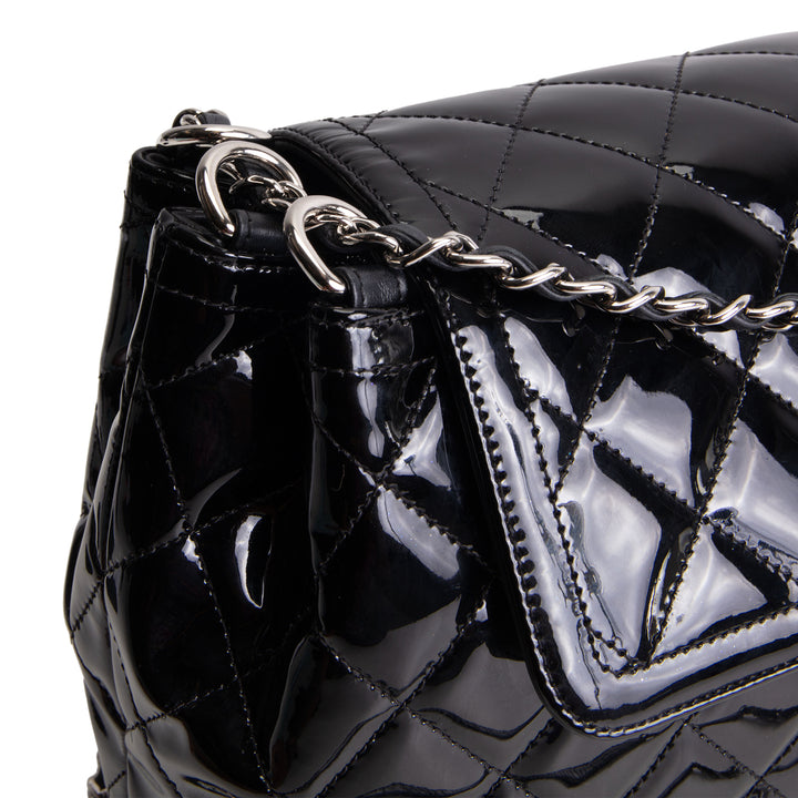 CHANEL Coco Shine Medium Accordian Flap Bag - Black