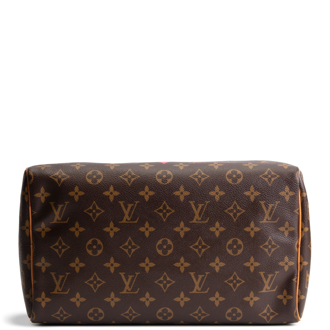 LOUIS VUITTON Monogram Limited Edition V Grenade Speedy 30