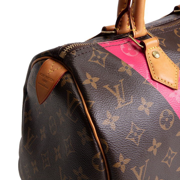 LOUIS VUITTON Monogram Limited Edition V Grenade Speedy 30