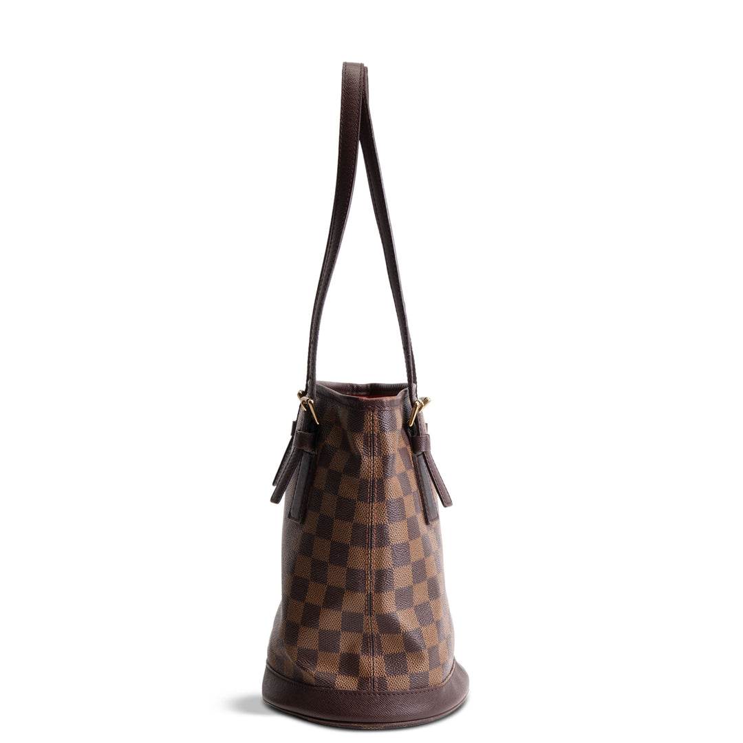 LOUIS VUITTON Vintage Damier Ebene Marias Bucket w/ Pouch - OUTLET FINAL SALE