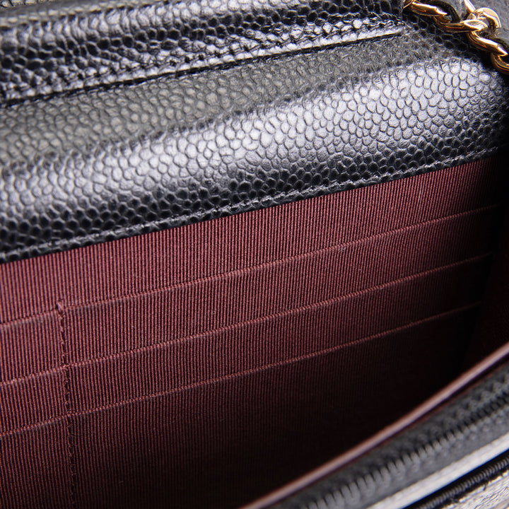 CHANEL Classic Wallet on Chain - Quilted Caviar