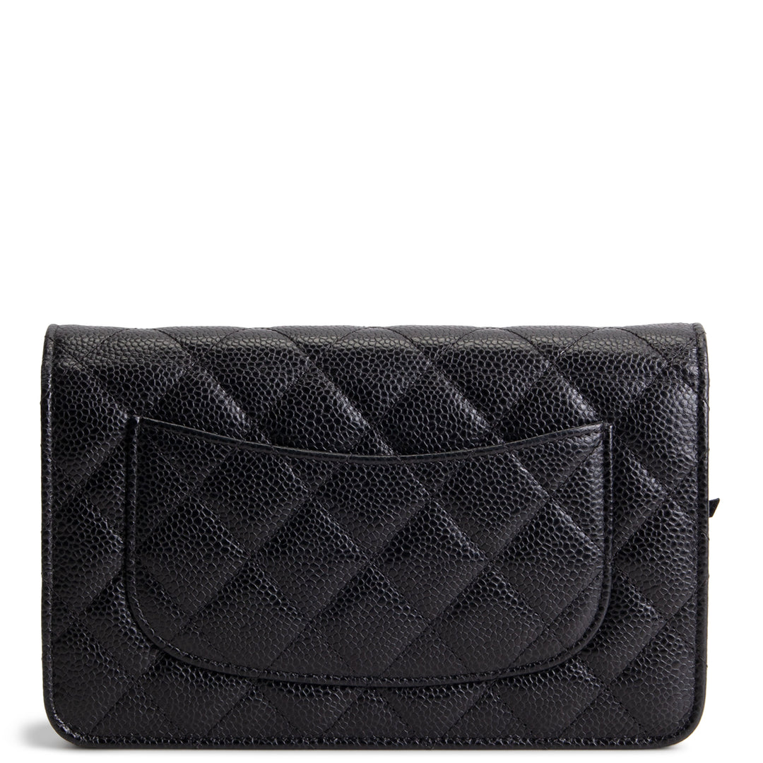 CHANEL Classic Wallet on Chain - Quilted Caviar