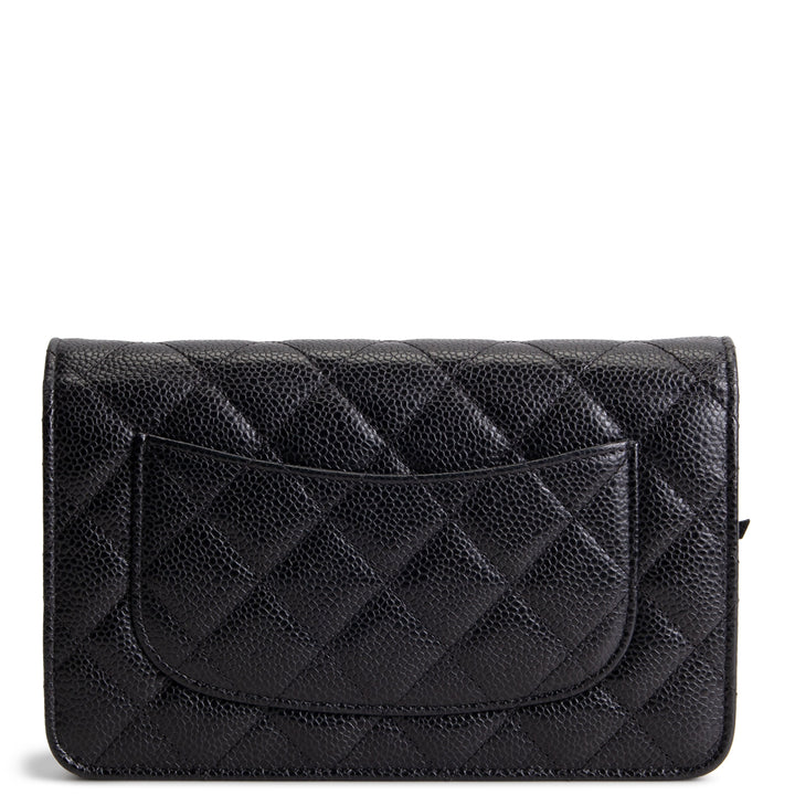 CHANEL Classic Wallet on Chain - Quilted Caviar