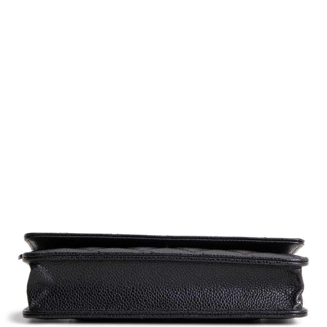 CHANEL Classic Wallet on Chain - Quilted Caviar