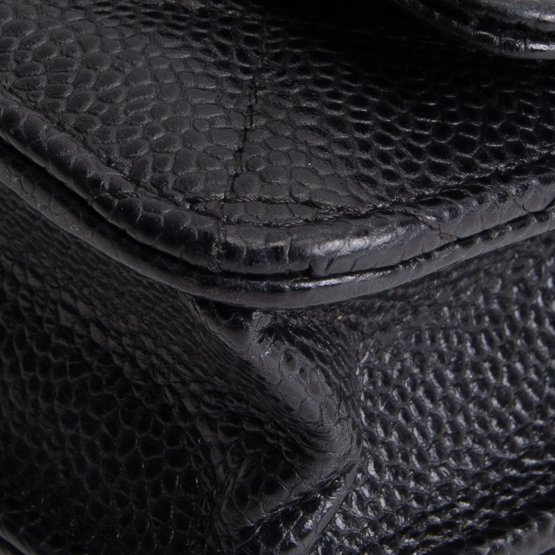 CHANEL Classic Wallet on Chain - Quilted Caviar