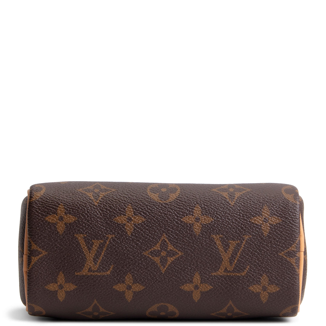 LOUIS VUITTON Monogram Nano Speedy Bandouliere