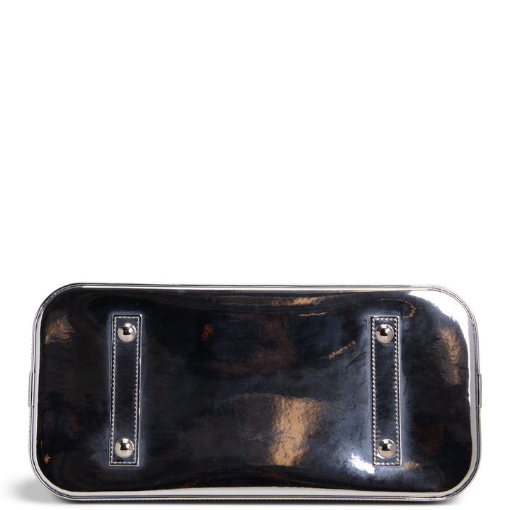 LOUIS VUITTON Monogram Vernis Miroir Alma GM - Silver