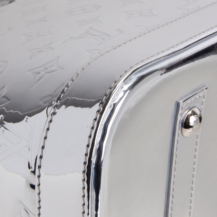 LOUIS VUITTON Monogram Vernis Miroir Alma GM - Silver