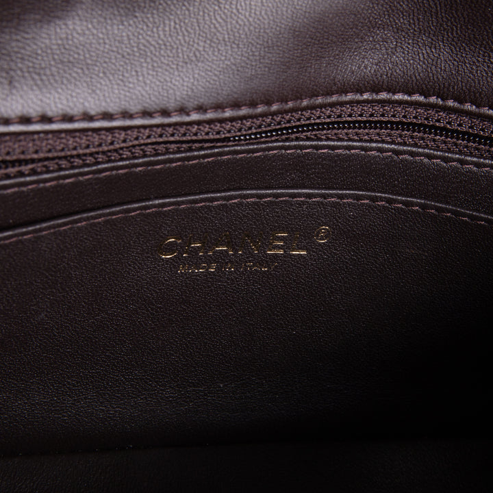 CHANEL Mini Rectangular Flap Bag - Chocolate Brown