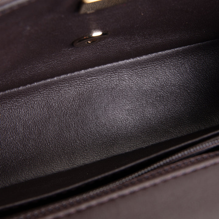CHANEL Mini Rectangular Flap Bag - Chocolate Brown
