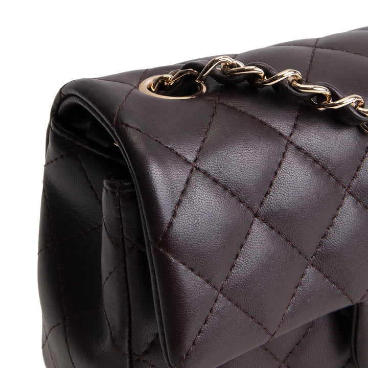CHANEL Mini Rectangular Flap Bag - Chocolate Brown