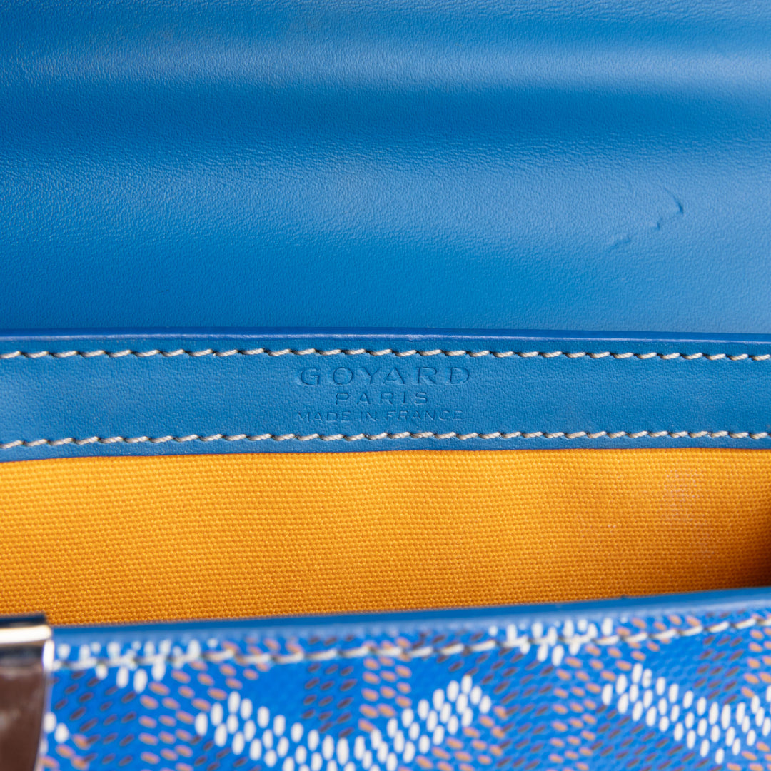 GOYARD Goyardine Structured Saigon Mini - Blue