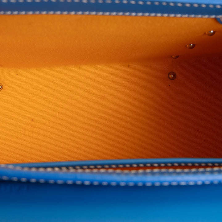 GOYARD Goyardine Structured Saigon Mini - Blue