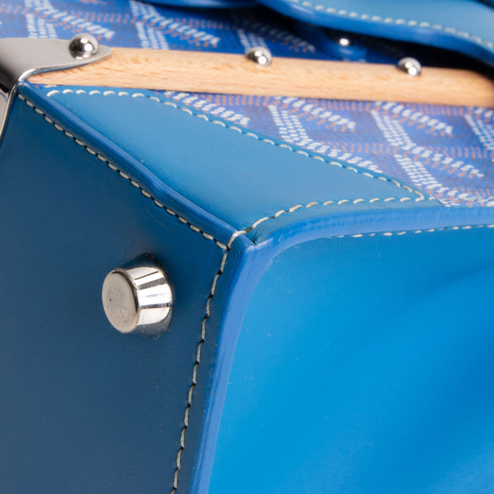 GOYARD Goyardine Structured Saigon Mini - Blue