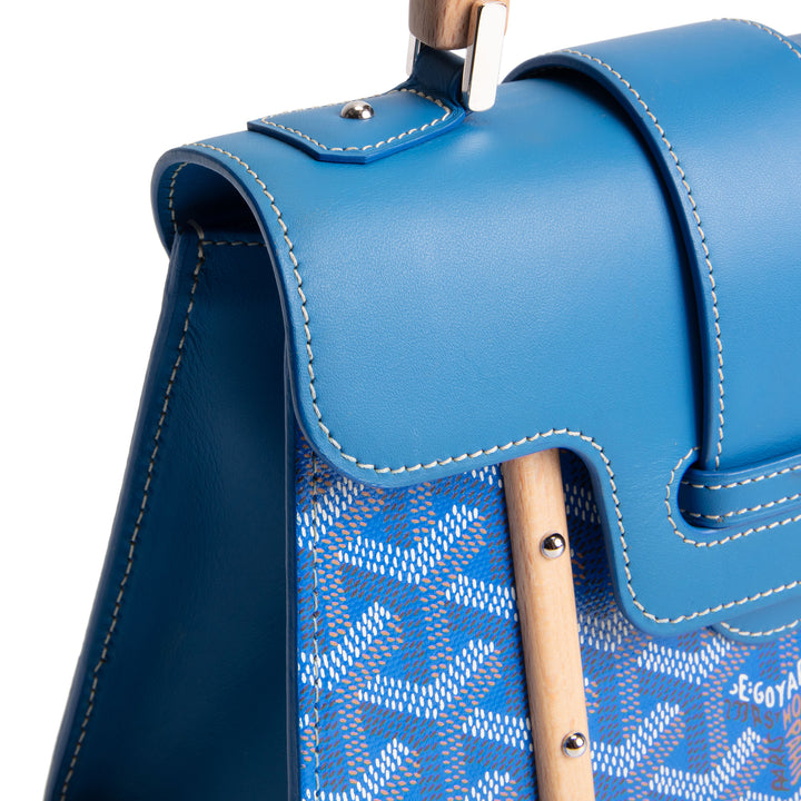 GOYARD Goyardine Structured Saigon Mini - Blue