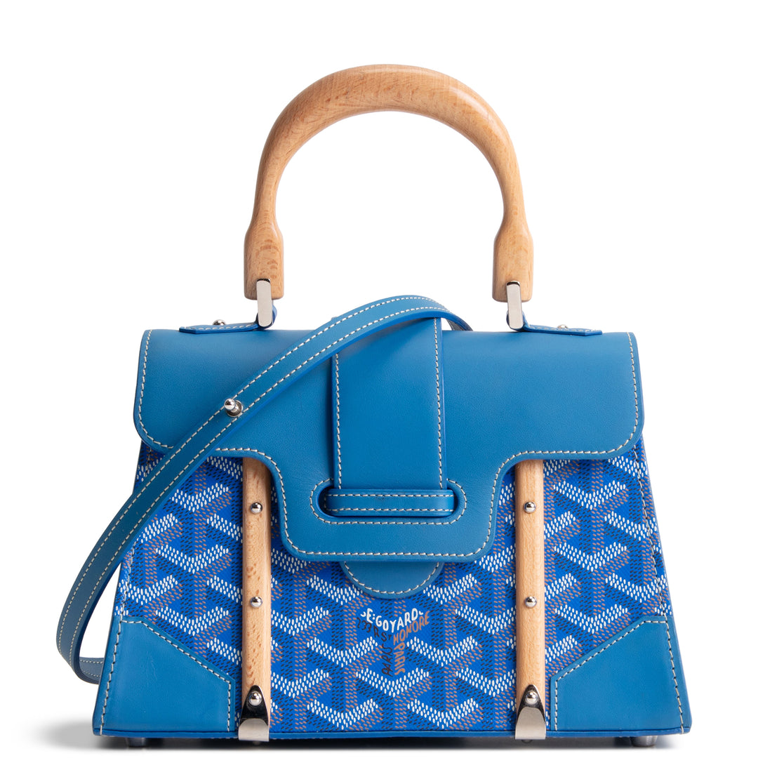 GOYARD Goyardine Structured Saigon Mini - Blue