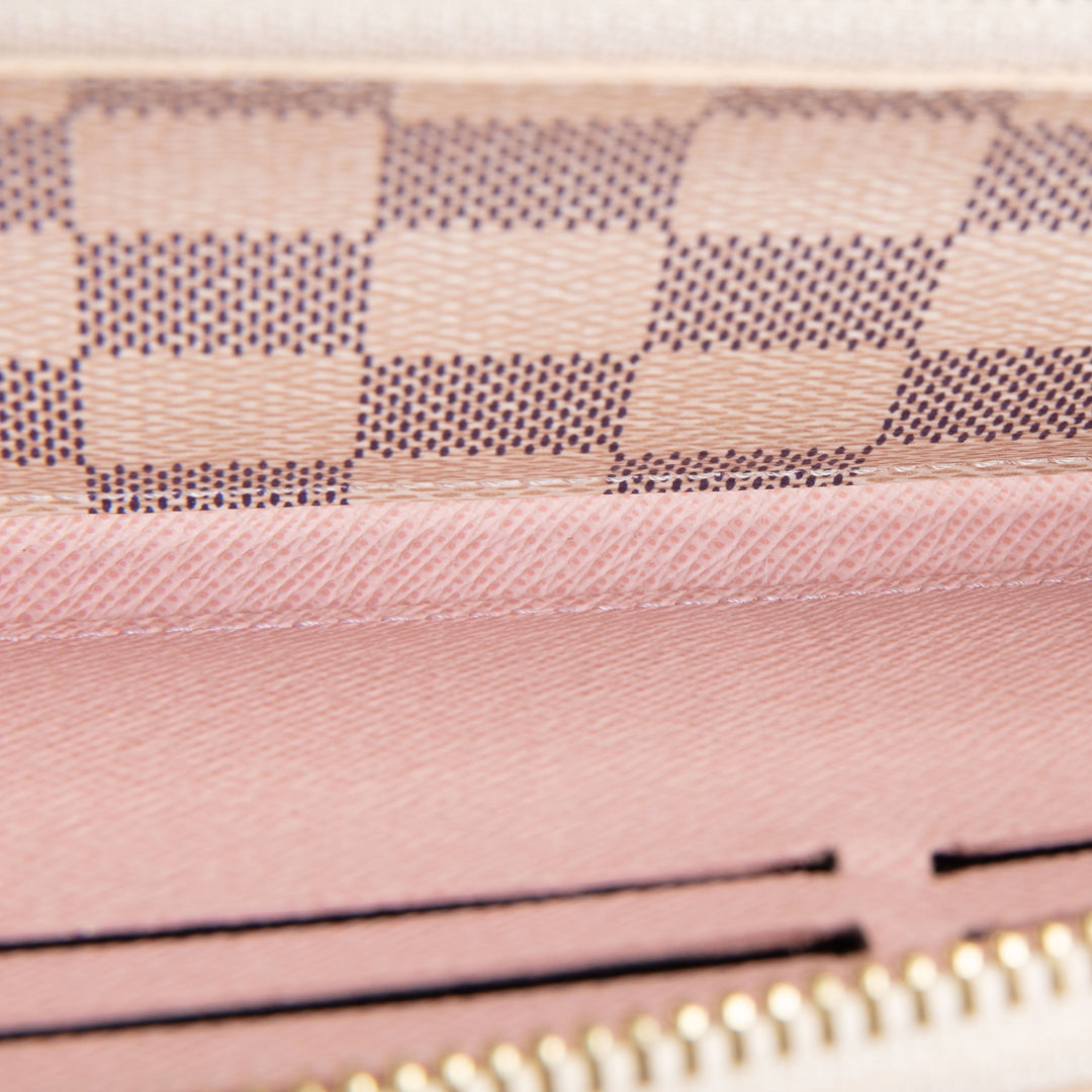 LOUIS VUITTON Damier Azur Clemence Wallet