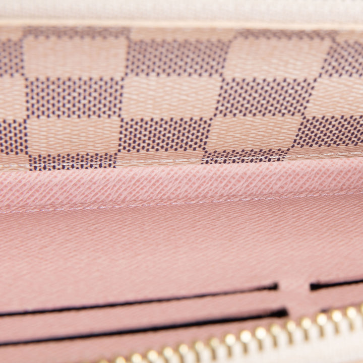 LOUIS VUITTON Damier Azur Clemence Wallet