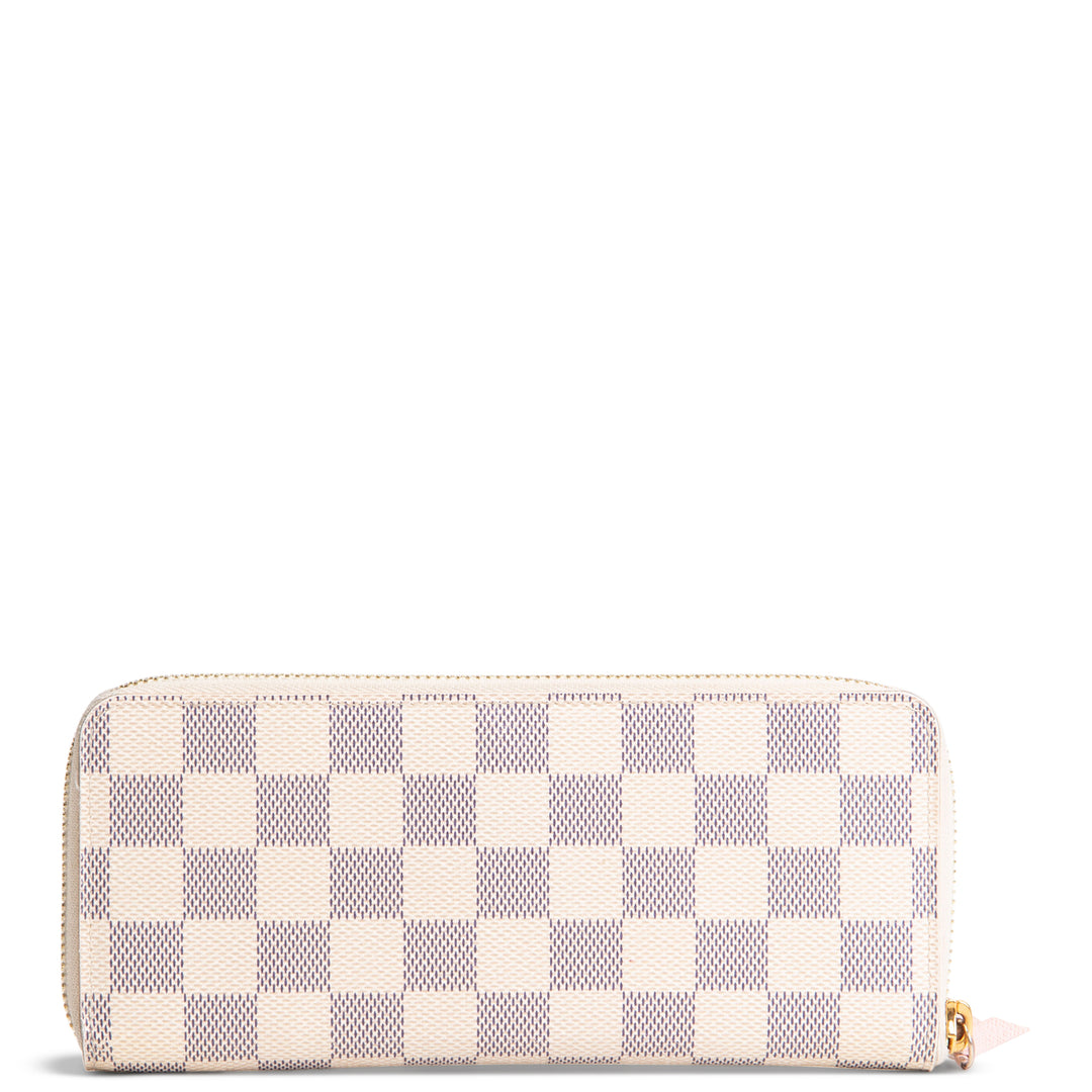 LOUIS VUITTON Damier Azur Clemence Wallet