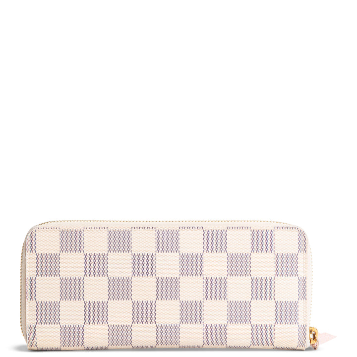 LOUIS VUITTON Damier Azur Clemence Wallet
