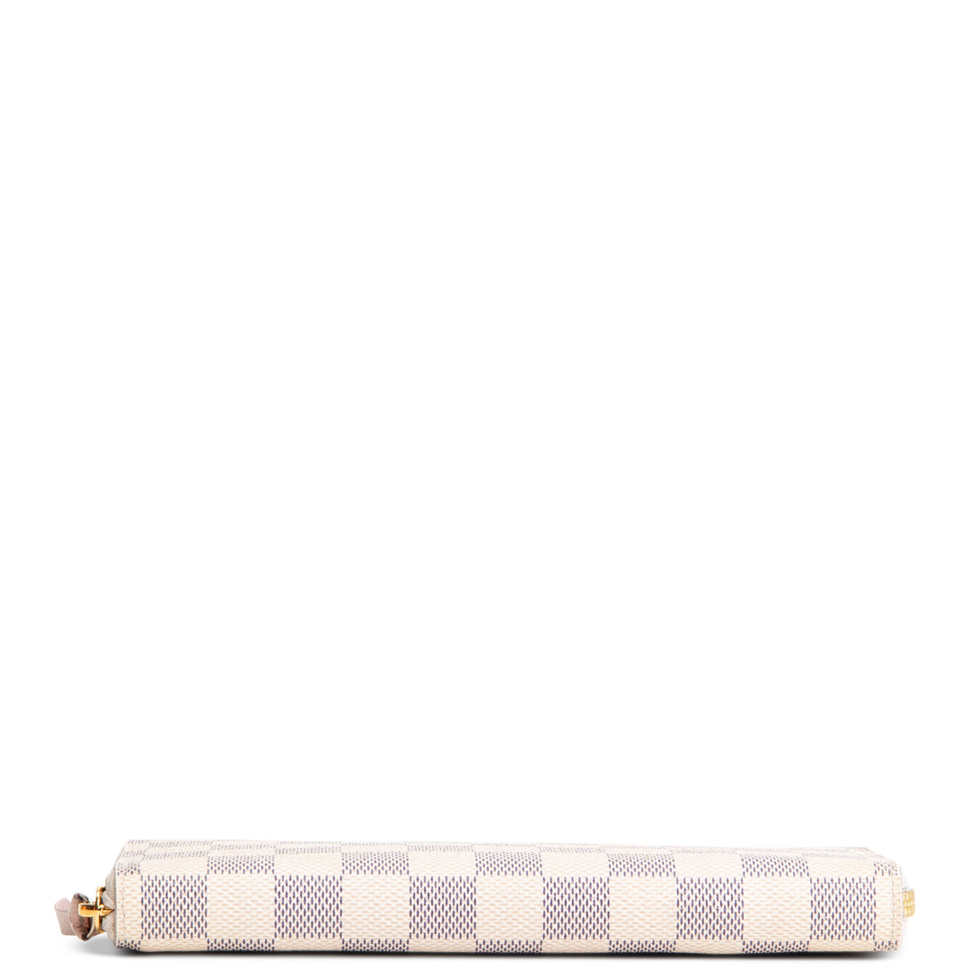 LOUIS VUITTON Damier Azur Clemence Wallet