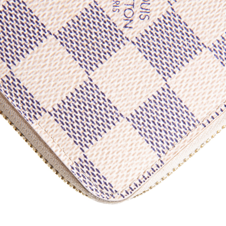 LOUIS VUITTON Damier Azur Clemence Wallet