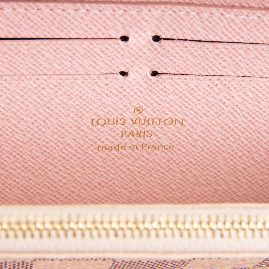 LOUIS VUITTON Damier Azur Clemence Wallet