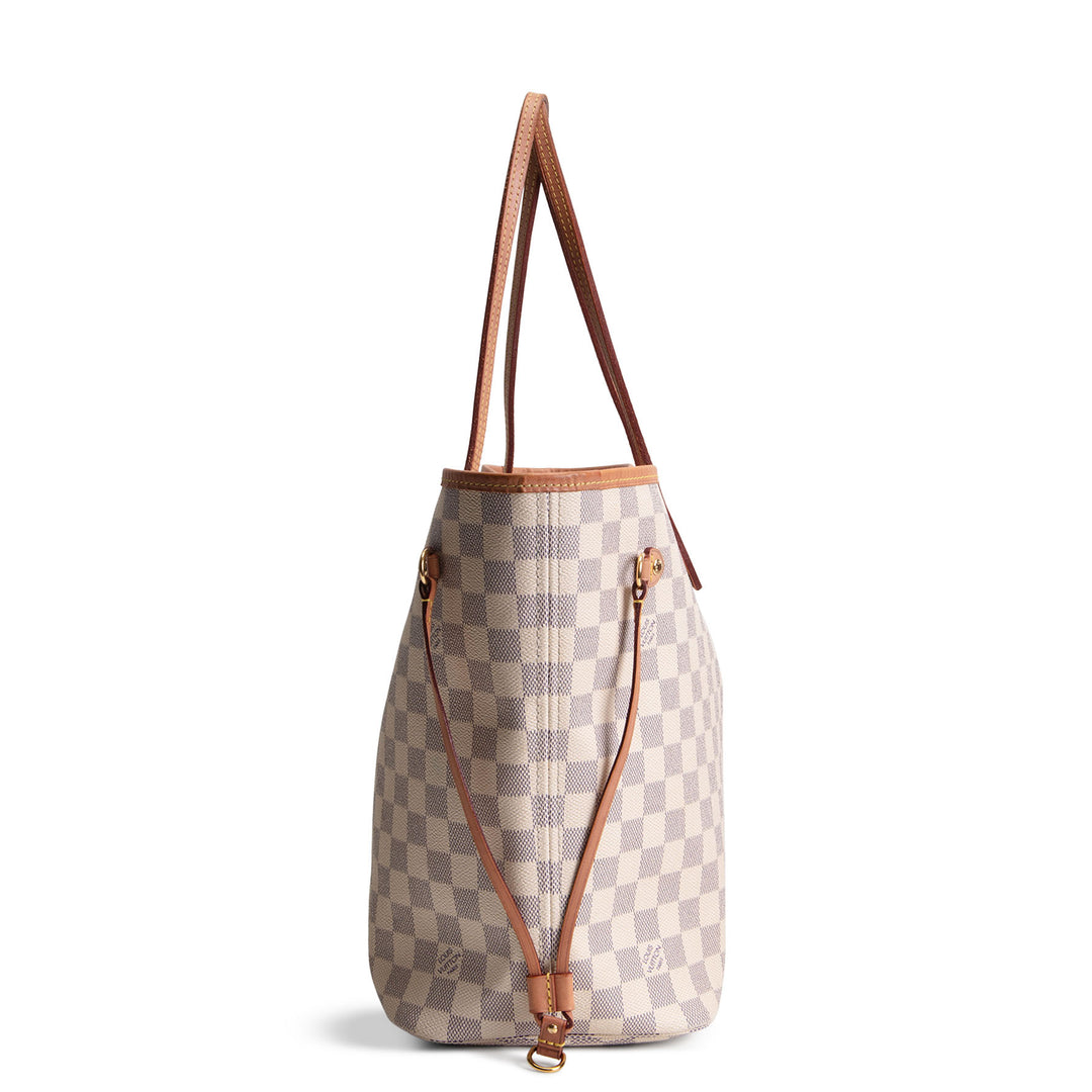 LOUIS VUITTON Damier Azur Neverfull MM