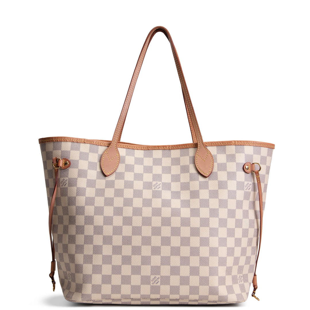 LOUIS VUITTON Damier Azur Neverfull MM
