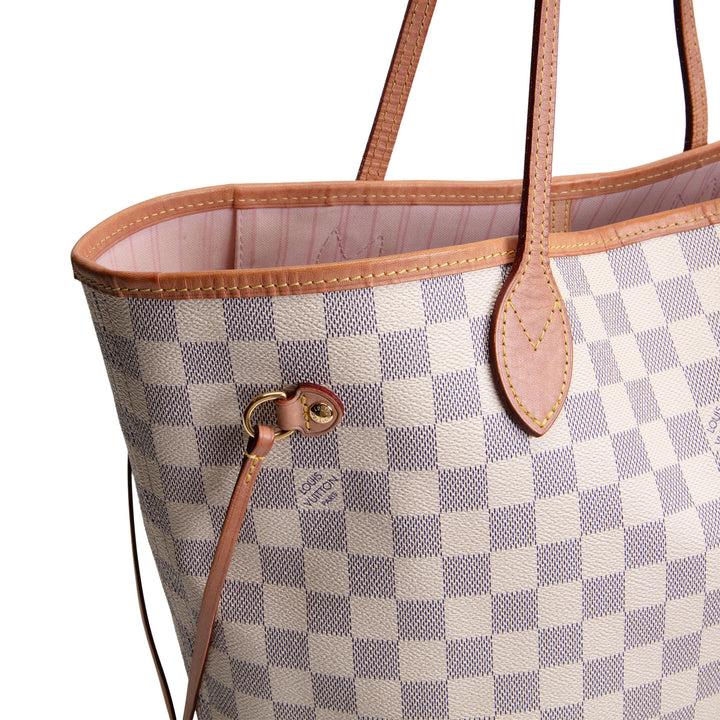 LOUIS VUITTON Damier Azur Neverfull MM