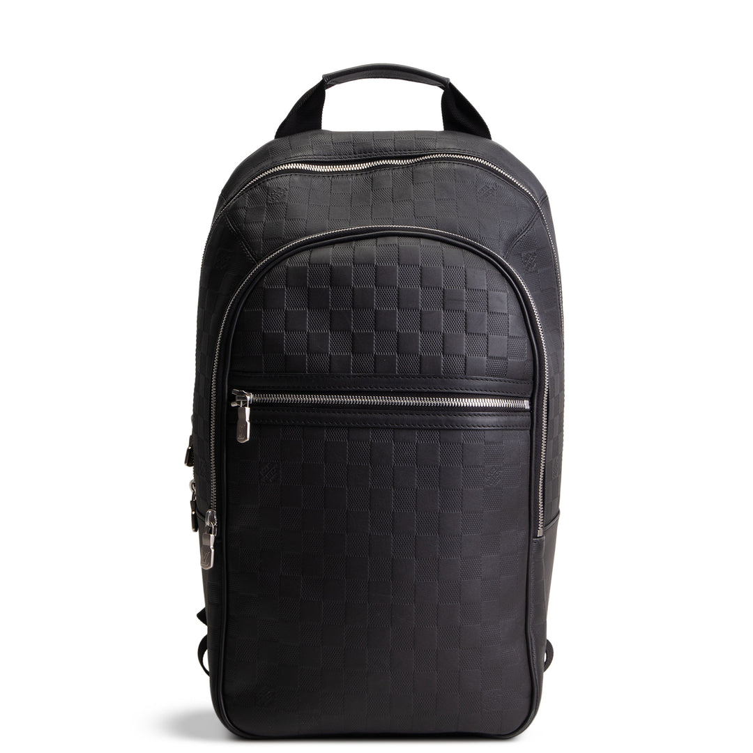 LOUIS VUITTON Damier Infini Michael Backpack - Black