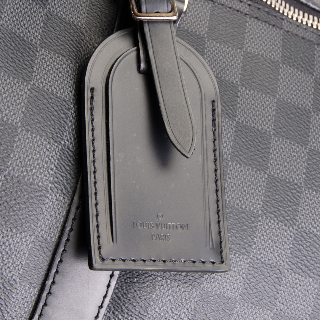 LOUIS VUITTON Damier Graphite Keepall Bandouliere 55