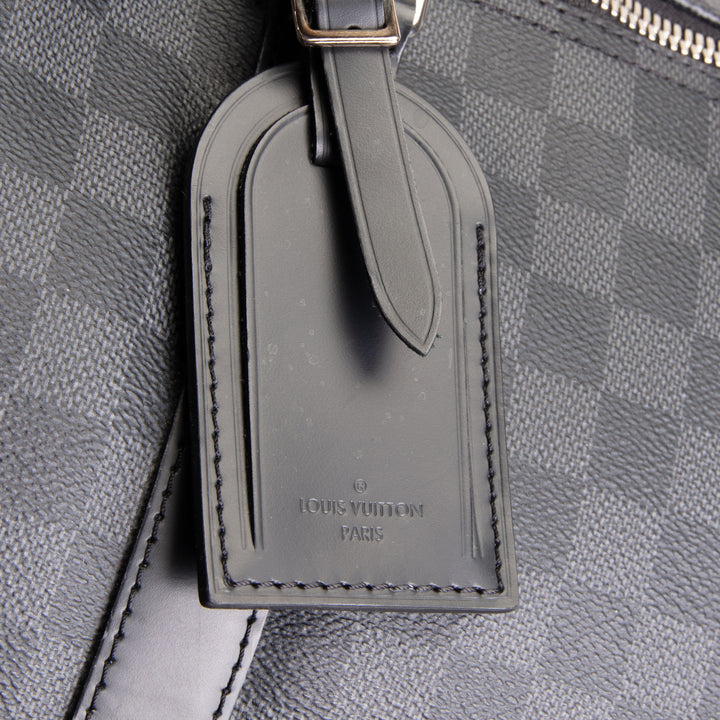 LOUIS VUITTON Damier Graphite Keepall Bandouliere 55