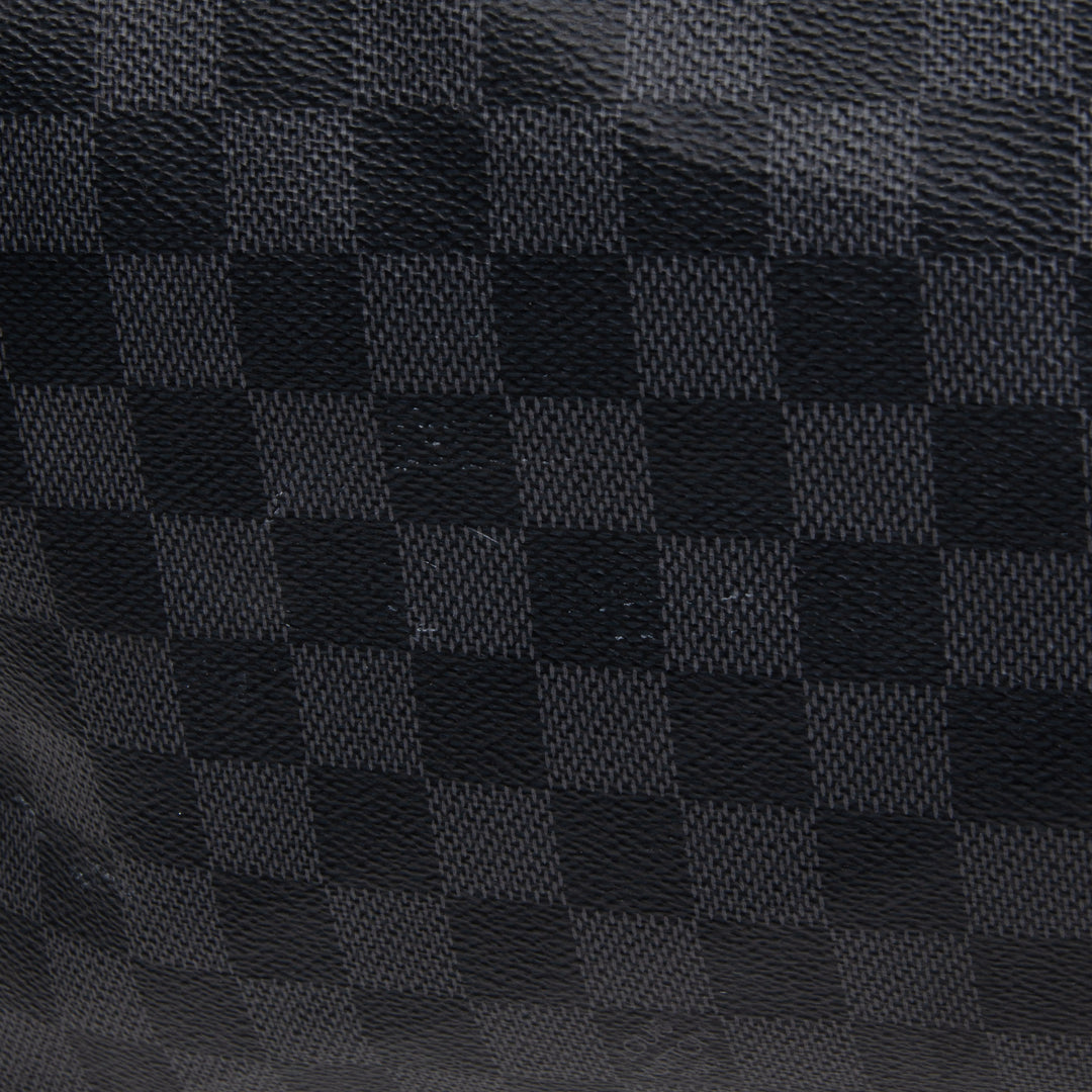 LOUIS VUITTON Damier Graphite Keepall Bandouliere 55