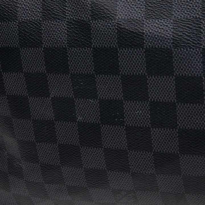 LOUIS VUITTON Damier Graphite Keepall Bandouliere 55