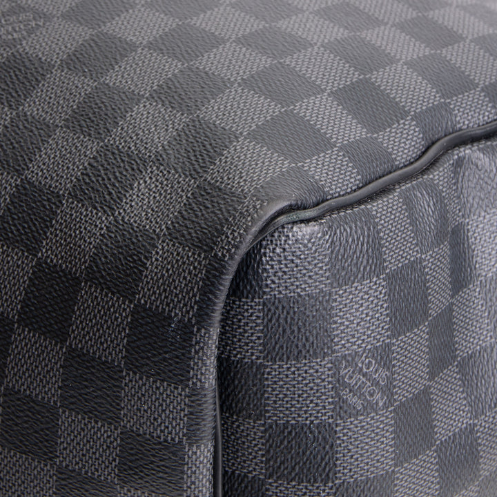 LOUIS VUITTON Damier Graphite Keepall Bandouliere 55