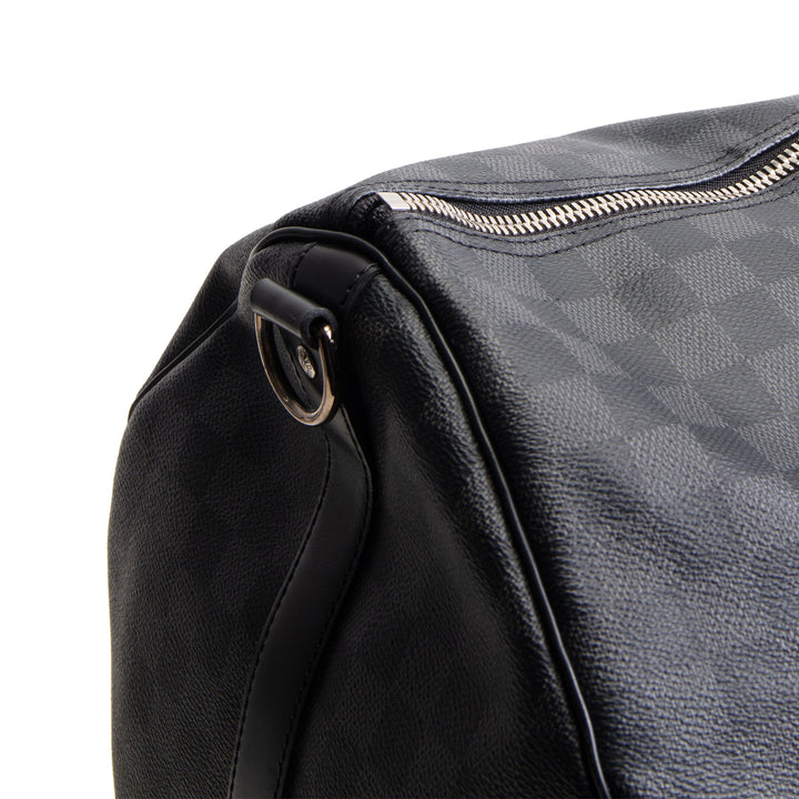 LOUIS VUITTON Damier Graphite Keepall Bandouliere 55