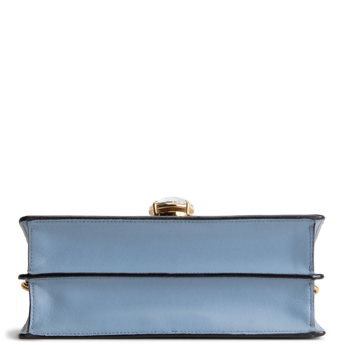 MIU MIU Chain Link Shoulder Bag - Blue