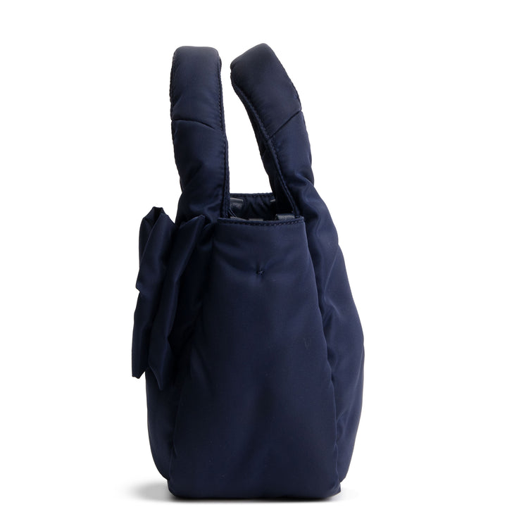 PRADA Padded Re-Nylon Bow - Mini - Baltic Blue