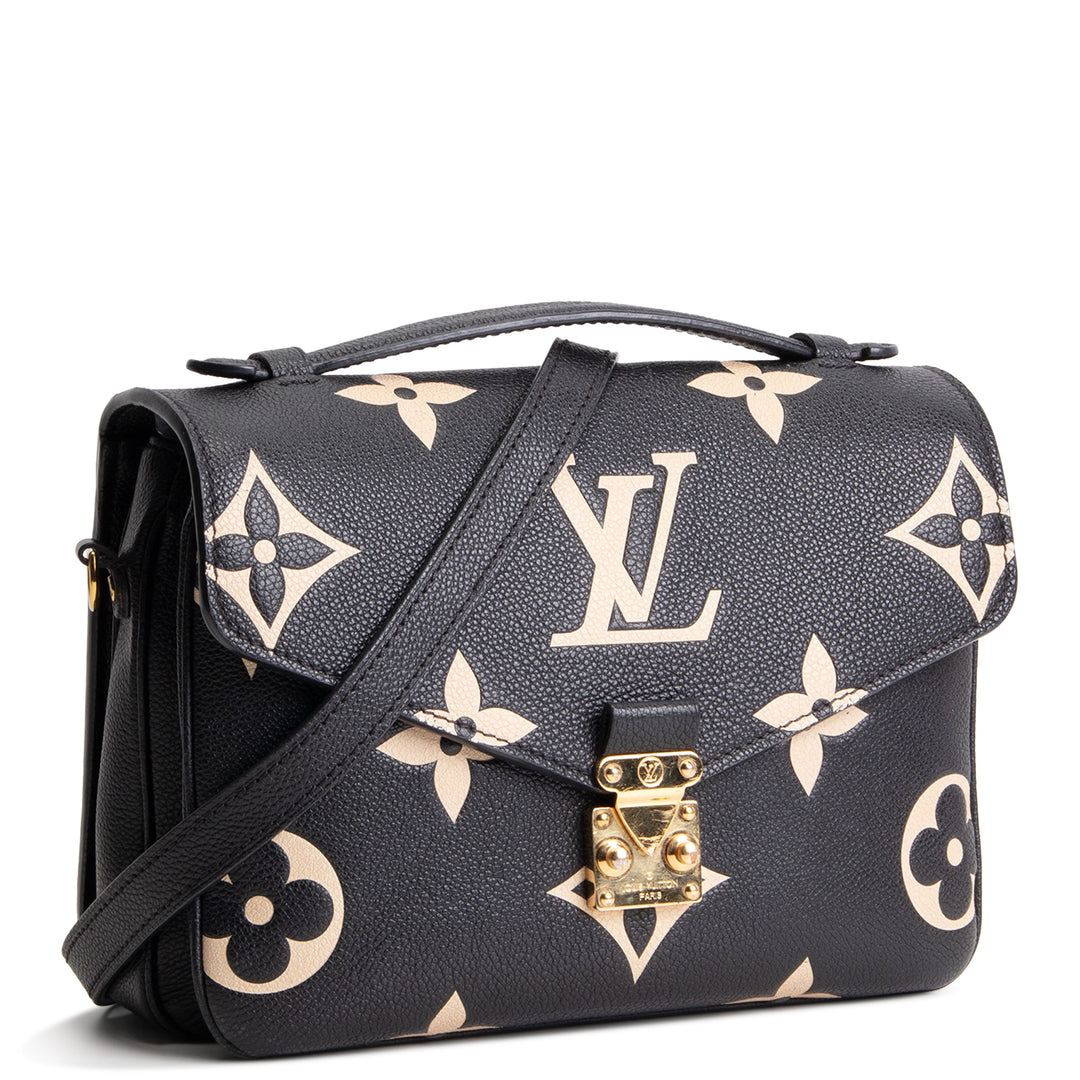 LOUIS VUITTON Giant Monogram Empreinte Pochette Metis - Bicolor OUTLET FINAL SALE