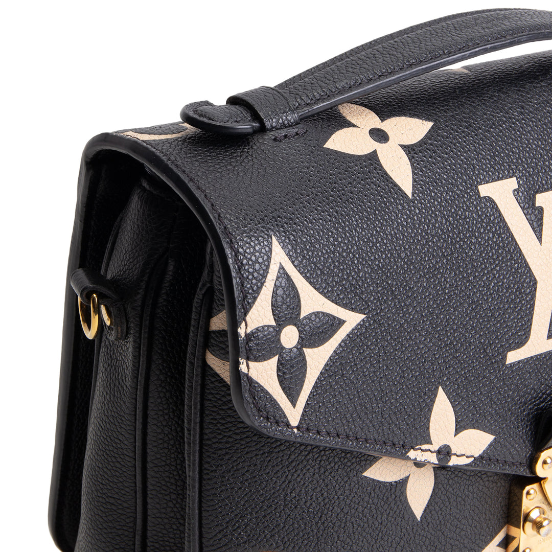 LOUIS VUITTON Giant Monogram Empreinte Pochette Metis - Bicolor OUTLET FINAL SALE