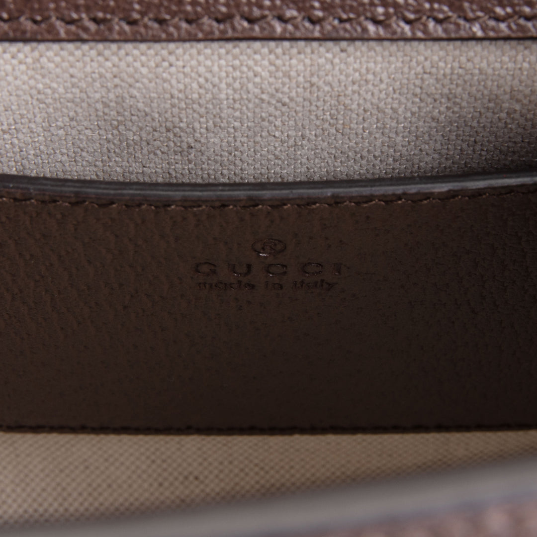GUCCI Jumbo GG Mini Diana Tote - Beige & Ebony