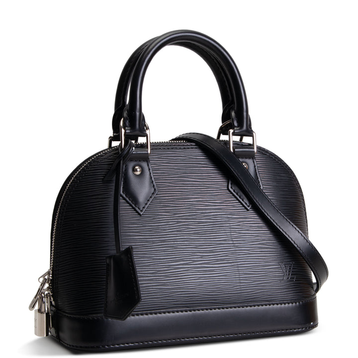 LOUIS VUITTON Epi Alma BB - Black
