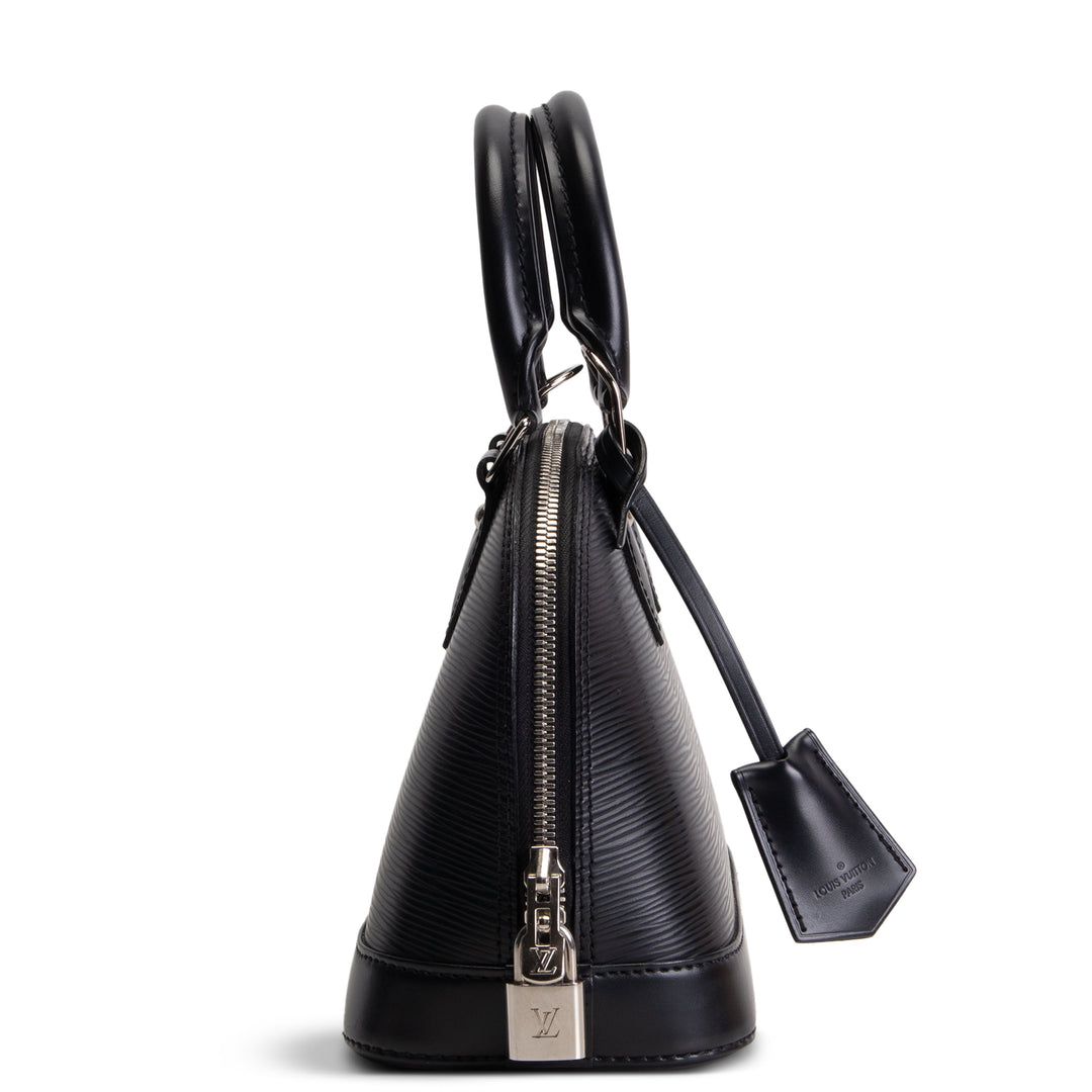 LOUIS VUITTON Epi Alma BB - Black