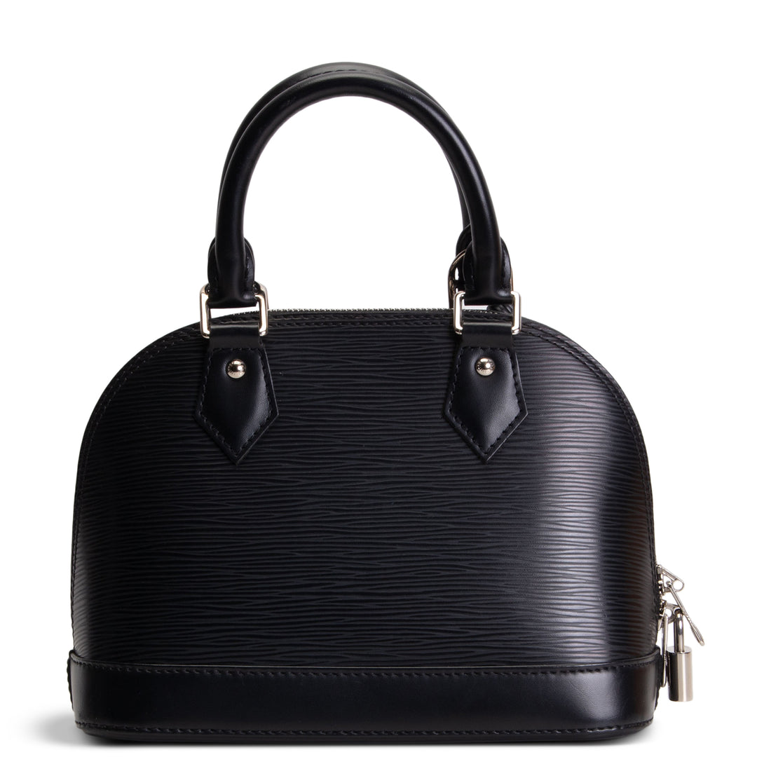 LOUIS VUITTON Epi Alma BB - Black