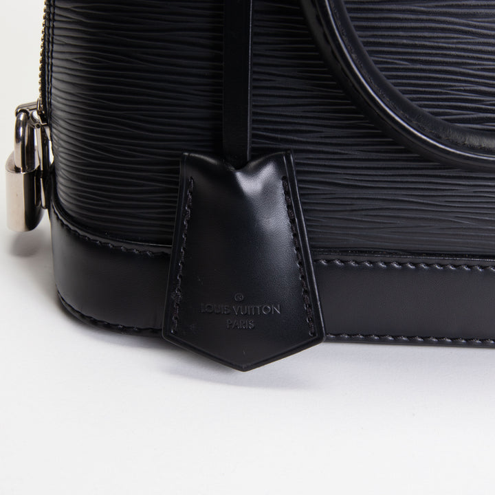 LOUIS VUITTON Epi Alma BB - Black