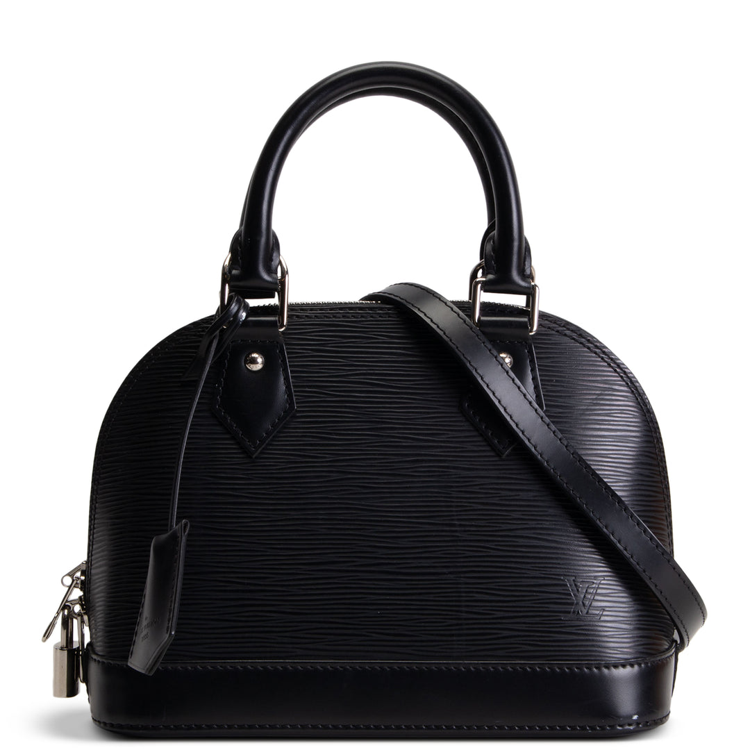 LOUIS VUITTON Epi Alma BB - Black