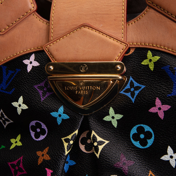 LOUIS VUITTON Monogram Multicolore Ursula Shoulder Bag - Black